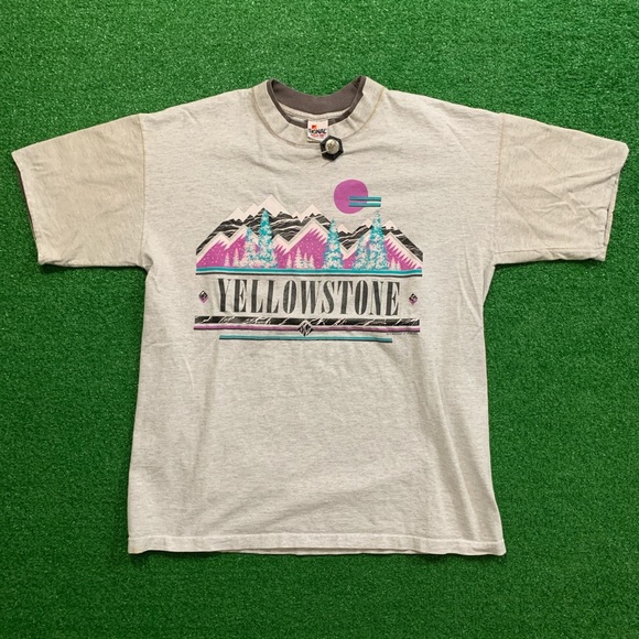 Vintage Other - Vintage 90’s Yellowstone National Park Nature T Vintage Other - Vintage 90’s Yellowstone National Park Nature T